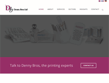 Tablet Screenshot of dennybros.com